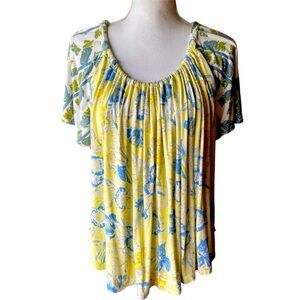 Free People Yellow Floral Women’s large